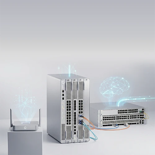 Network infrastructure connecting technology markets